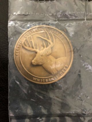 Vintage Nra Whitetail Deer Classic Collectors Series Brass Coin