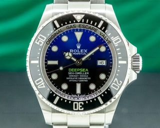 Rolex 126660 Sea Dweller Deep Sea D - Blue 2018 And Papers