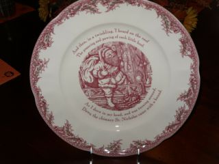 Johnson Brothers Twas The Night Before Christmas Round Platter Serving Plate
