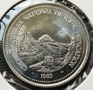 1983 Crowsnest Pass Alberta $1 Trade Dollar - National Historic Dedication
