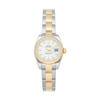 Rolex Datejust Auto 26mm Steel Yellow Gold Ladies Oyster Bracelet Watch 179173