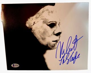 Nick Castle Signed Autographed 8x10 Photo Halloween Michael Myers Beckett Cert