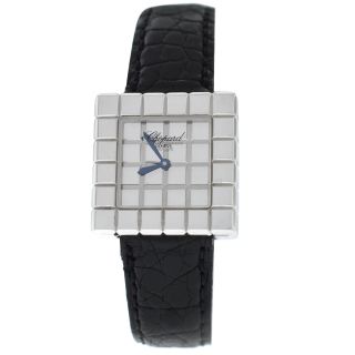 Ladies Chopard Ice Cube By De Grisogono 127407 Quartz 18k White Gold Watch