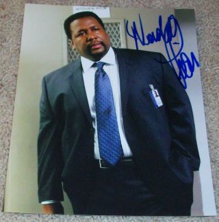 Wendell Pierce Signed Autograph Bunk The Wire 8x10 Photo D W/proof