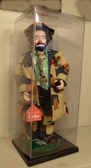 Coca - Cola Emmett Kelly " To Market " Clown Doll - Limited Ed 100th Anniversary