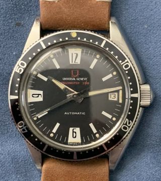 Early 1960’s Universal Geneve Polerouter Sub,  Ref.  869116/01 Cond. 4