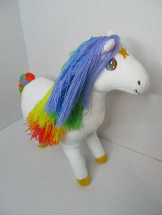 Hallmark Rainbow Brite Starlite Horse Pony 11 " Toy Stuffed Animal Rainbow Mane