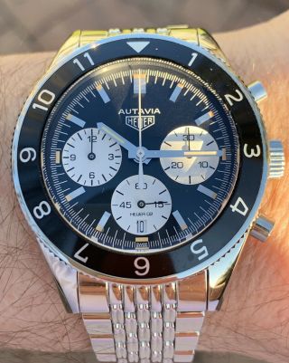 Tag Heuer Autavia Heritage Cbe2110 With B&p And All Documentation