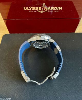 Ulysse Nardin Maxi Marine Chronometer,  Ref 1183 - 126 Stainless Steel,  Blue 6