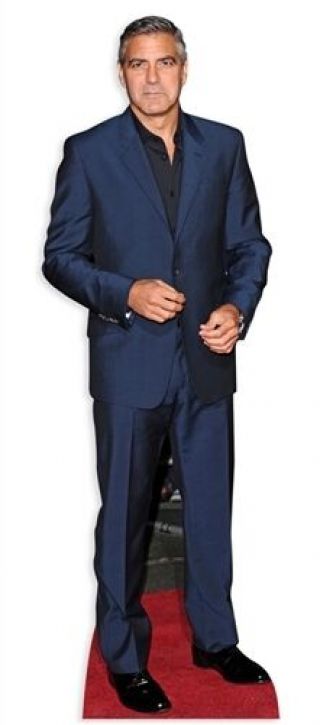 George Clooney Actor Lifesize Cardboard Cutout Figure 177cm Tall - Take Him Home
