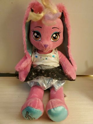20 " Build A Bear Honey Girl Plush Hg Risa Pink Ballerina Bunny Rabbit In Tutu