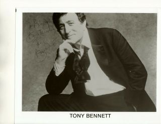 Tony Bennett - Smooth Voice - Legendary - 1980s Hand Signed Autographed Photo