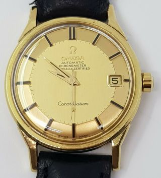 Omega Constellation 168005/6 Cal.  561 18k Solid Yellow Gold