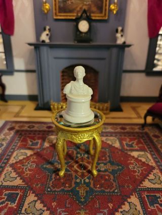 Dollhouse Miniature Artisan Signed Sea Porcelain Bust