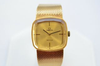 W363 - Automatic OMEGA DE VILLE 18K Solid Yellow Gold Ladies Watch Stamped 750 2