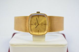 W363 - Automatic OMEGA DE VILLE 18K Solid Yellow Gold Ladies Watch Stamped 750 4