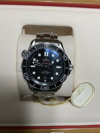 Omega Seamaster Diver 300m Co - Axial Watch - Bracelet And Rubber Band