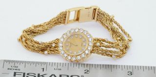 Chopard vintage heavy 18K gold 2.  52CTW VS1/F diamond mechanical ladies watch 3