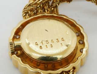 Chopard vintage heavy 18K gold 2.  52CTW VS1/F diamond mechanical ladies watch 4