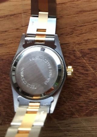 Lady Rolex 18K Gold/Stainless Steel Oyster Perpetual 67183 ROLEX CERT 24 months 4