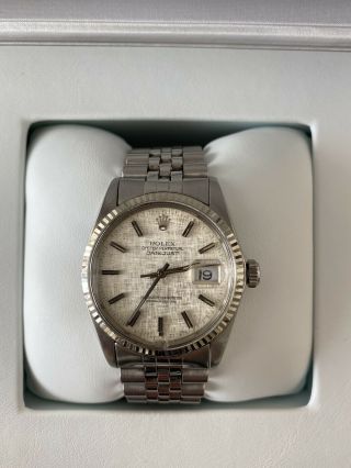 Rolex Oyster Perpetual Datejust 36mm Stainless Steel Jubilee Watch 16014