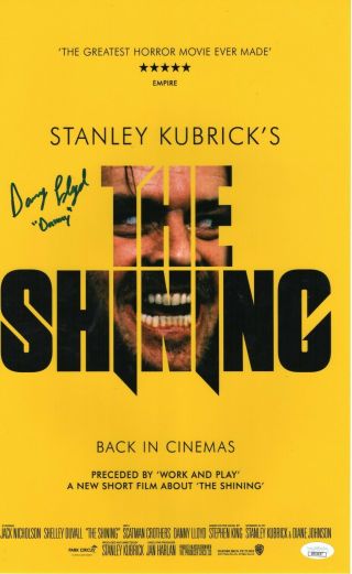 Danny Lloyd Autograph Signed 11x17 Photo - The Shining " Danny " (jsa)