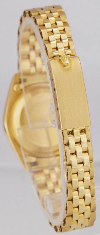 Rolex DateJust President 18K Yellow Gold Diamond MOP Jubilee 26mm Watch 69178 4
