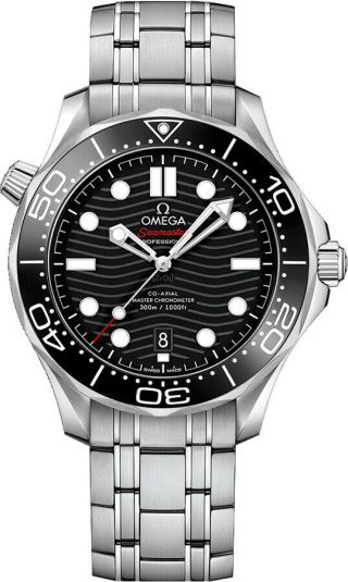 Omega Seamaster Mens 300m Co - Axial Master Chornometer Watch 210.  30.  42.  20.  01.  001