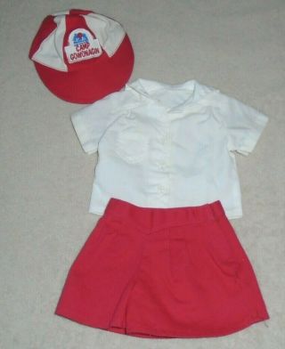 American Girl Pleasant Co Molly Camp Outfit Tip Shorts And Hat