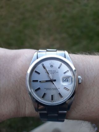 Rolex Oyster Perpetual Date 15000 34mm (2yrs Rolex Factory)