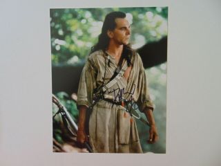 " Last Of The Mohicans " Daniel Day - Lewis Signed 8x10 Color Photo