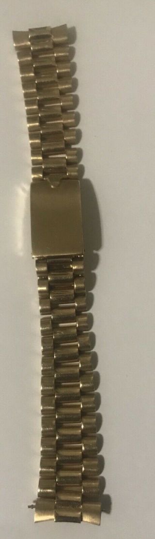 Rolex 18k Solid Yellow Gold Swiss Made President Datejust 20mm Bracelet