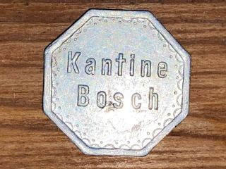 Germany,  Beer Token 1/2 Liter - Kantine Bosch 2