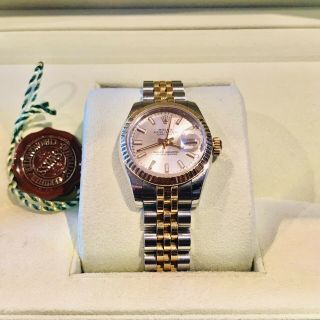 Rolex Datejust Ladies 26mm Automatic Watch Two - Tone