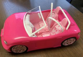 Mattel Barbie Hot Pink Convertible Cruiser 2013 Bdf38 - Glam Car A10 Toy