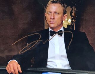 Daniel Craig Signed Casino Royal James Bond 007 Autograph 8x10 Color Photo