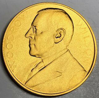C2807 President Woodrow Wilson Bronze Medal,