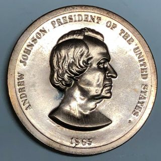 C2839 President Andrew Johnson Bronze Medal,
