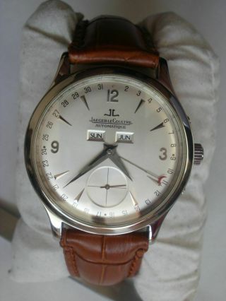 Jaeger Lecoultre Master Control 140.  8.  87 Triple Calendar Automatic Wrist Watch