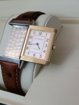 Gents Jaeger - Lecoultre Reverso Steel & Solid Gold Mechanical Ref 250.  5.  86