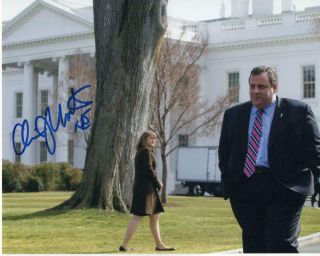 Chris Christie Signed Autograph 8x10 Photo - Nj Governor,  2020,  Donald Trump G
