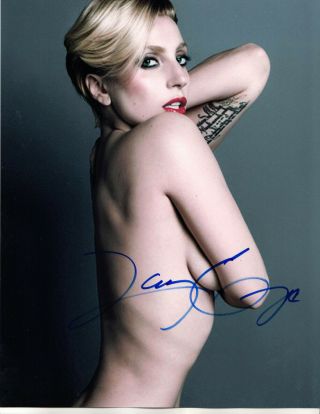 Lady Gaga - Stunning Talented Singer - Hand Signed Autographed Photo With