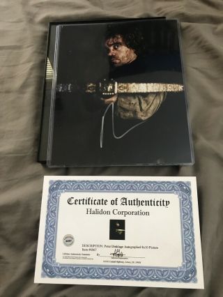 Peter Dinklage Autographed 8x10 Photo Signed Picture Pic,  Frame