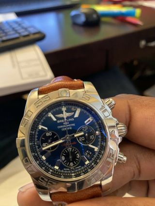 Breitling Ab0110 Chrono B01 Wrist Watch For Men