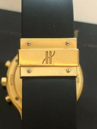 Hublot MDM Chronograph Reference 1621.  3 18K Yellow Gold Watch 36mm 6