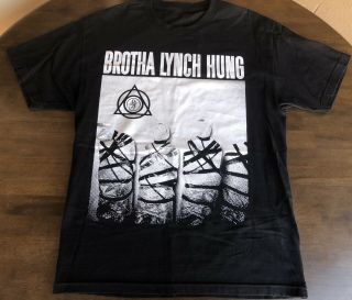 Brotha Lynch Hung Dead Bodies Tech N9ne Strange Music T Shirt Xl Mid - 2000’s