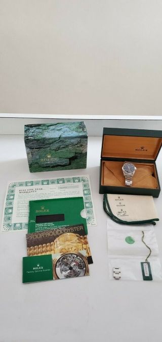 Rolex Air - King Precision Stainless Steel Watch - 14000 (box And Papers)