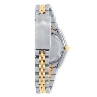 Rolex Datejust 18k Yellow Gold Steel Jubilee Automatic Blue Ladies Watch 79173 4