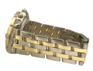 Breitling Chronomat 18K Yellow Gold & Steel Blue Dial 39mm D13352 Watch 3