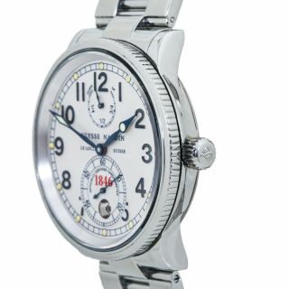 Ulysse Nardin Marine Chronometer 263 - 22 Silver Dial Automatic with B/P 38MM 3